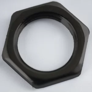 3/8-32  Hex Panel Nut Black Oxide